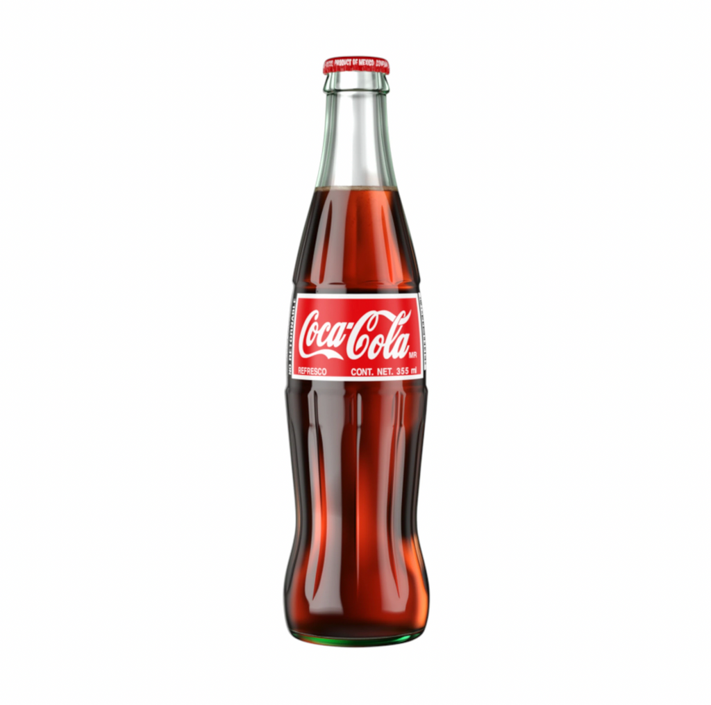 Mexican Coca Cola Glass Bottle 355ml - Sugar Box