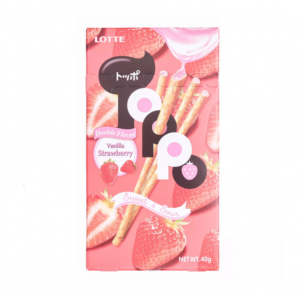 Toppo Vanilla Strawberry 40g - Sugar Box