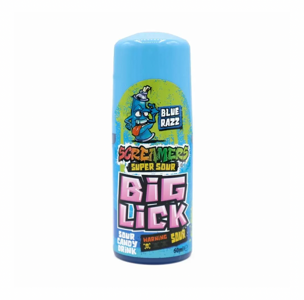 Zed Candy Screamers Blue Razz Big Lick 60ml - Sugar Box