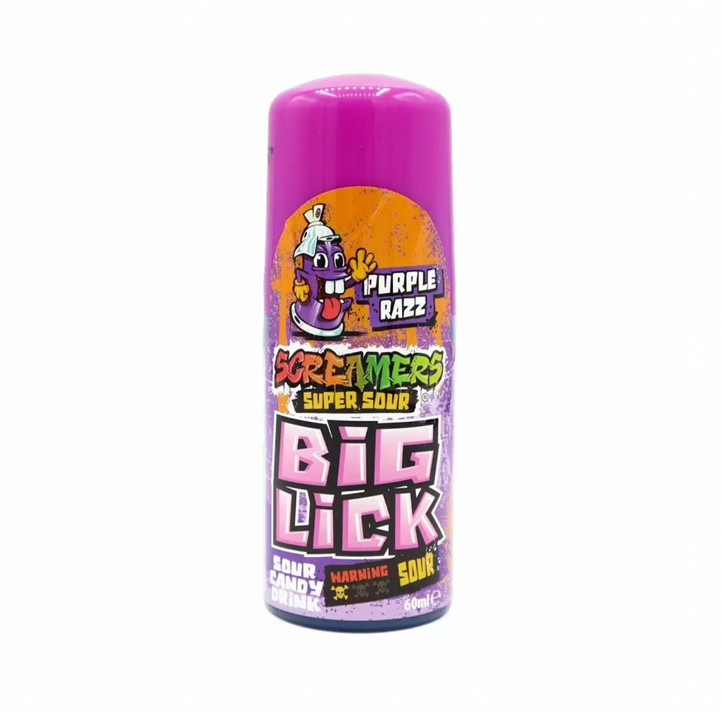 Zed Candy Screamers Purple Razz Big Lick 60ml - Sugar Box