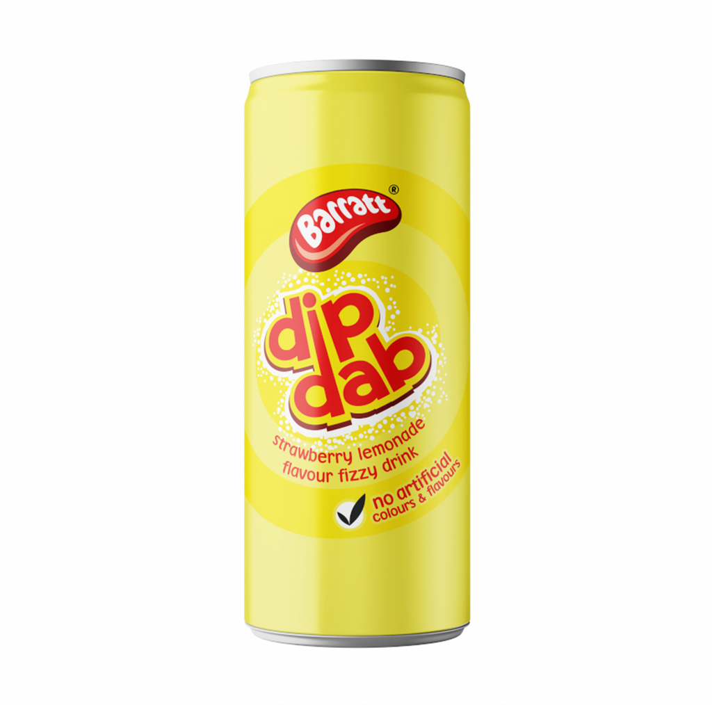 Barratt Dip Dab Strawberry Lemonade Soda 250ml - Sugar Box