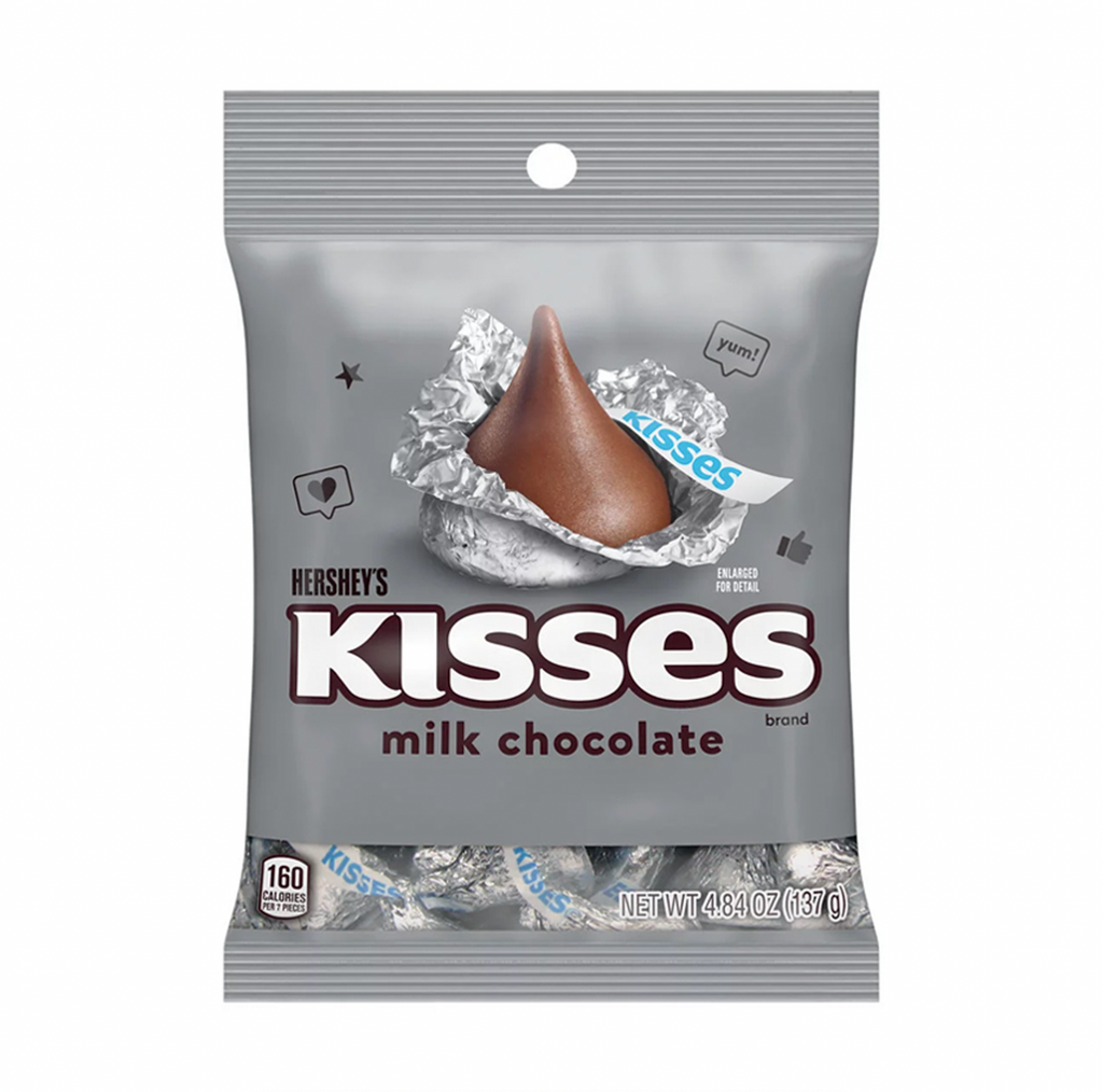 Hershey's Milk Chocolate Kisses 137g - Sugar Box