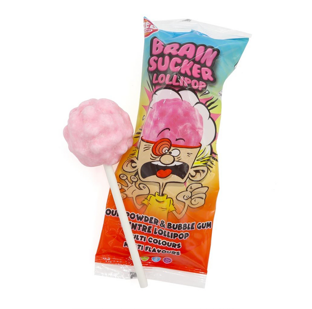 Zed Candy Brain Sucker Lollipop 63.8g - Sugar Box