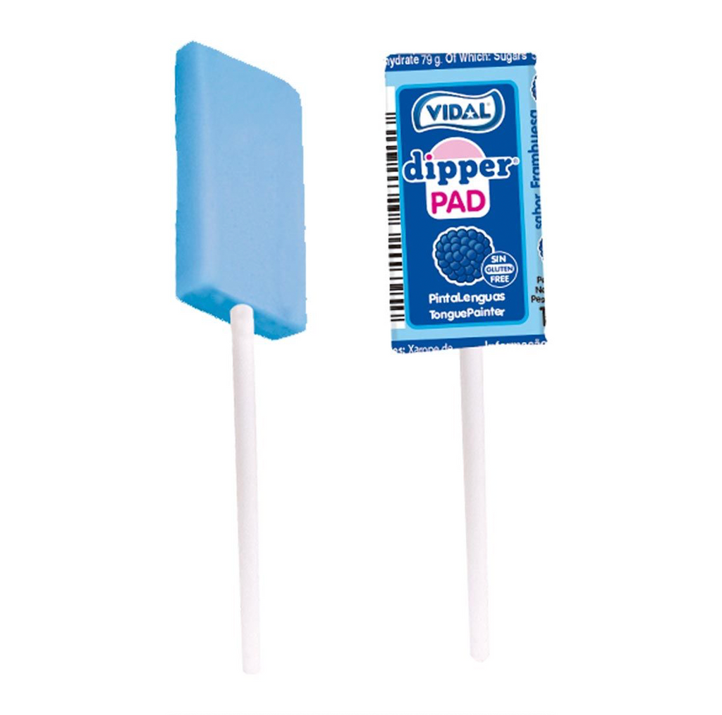 Vidal Tongue Painter Dipper Pad Lollipop 12.5g - Sugar Box