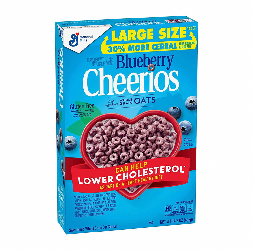 Cheerios Blueberry 402g - BEST BEFORE DATED 16th AUG '23 - Sugar Box