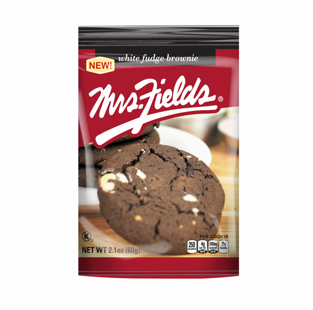 Mrs Fields White Fudge Brownie Cookies 60g - Sugar Box