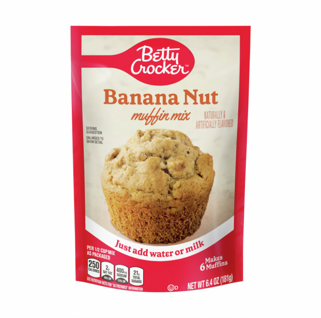 Betty Crocker Banana Nut Pouch Muffin Mix 181g - Sugar Box