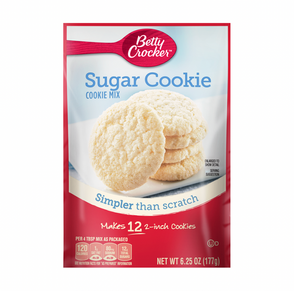 Betty Crocker Snack Size Sugar Cookie Mix 177g - Sugar Box