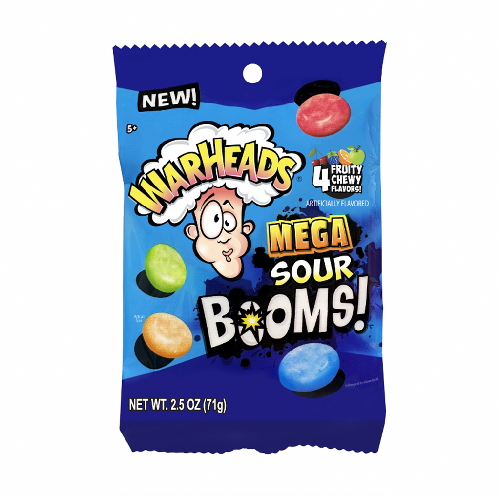 Warheads Sour Booms Minis 71g - Sugar Box