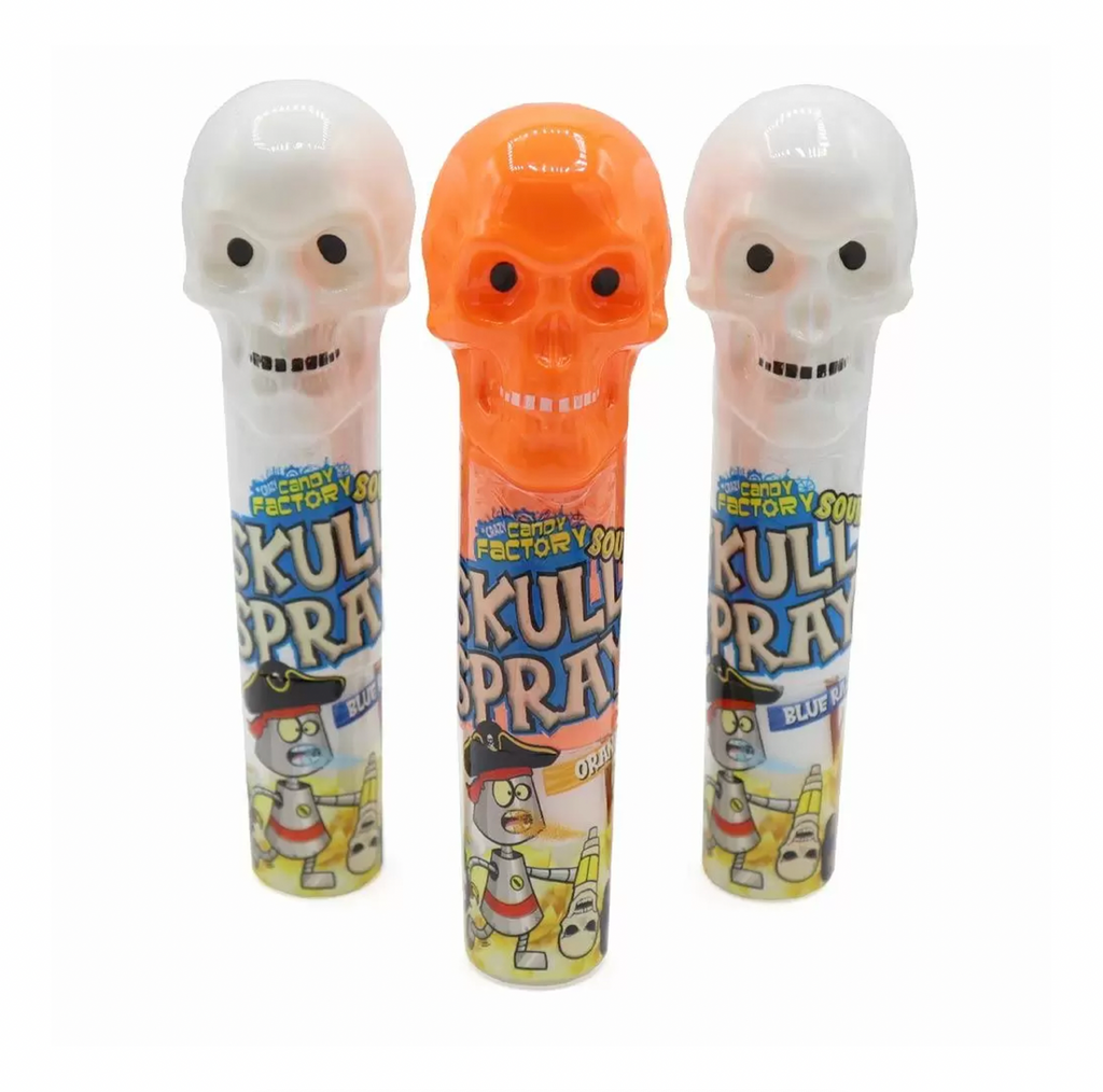 Crazy Candy Factory Sour Skull Sprays 50ml - Sugar Box
