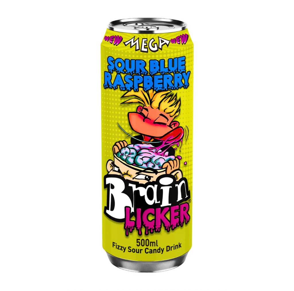 Brain Licker Soda Blue Raspberry 500ml - Sugar Box