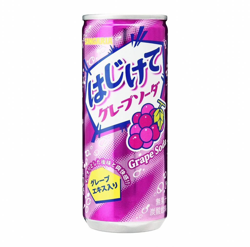 Hajikete Grape Soda 250ml - Sugar Box