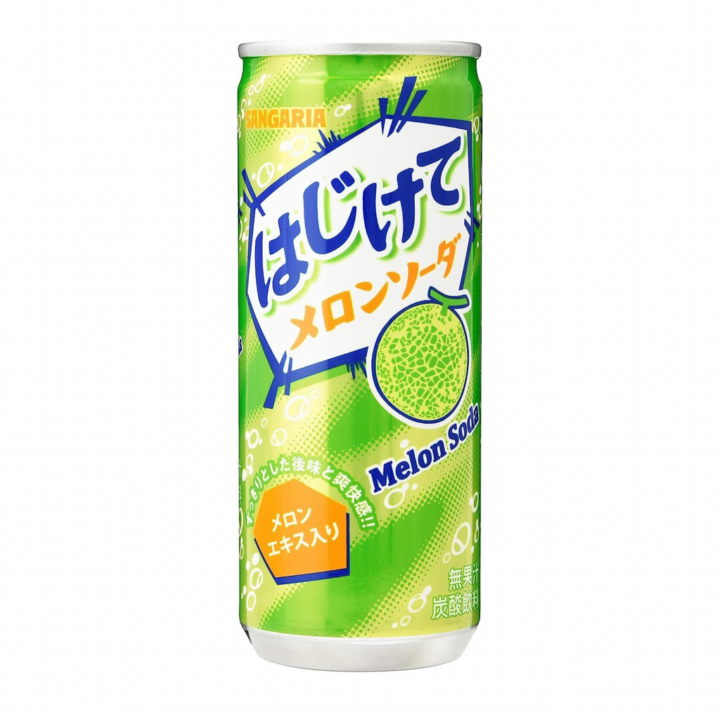 Hajikete Melon Soda 250ml - Sugar Box