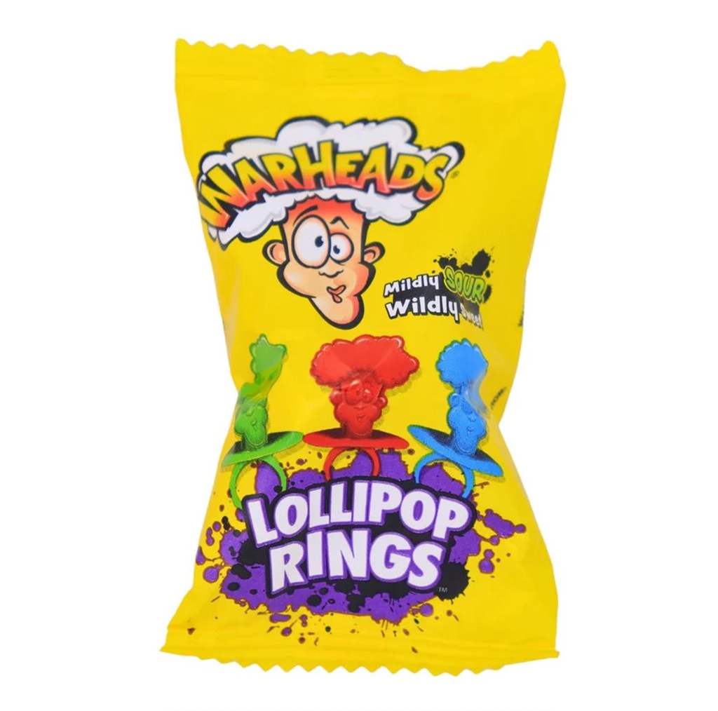 Warheads Lollipop Ring - Sugar Box
