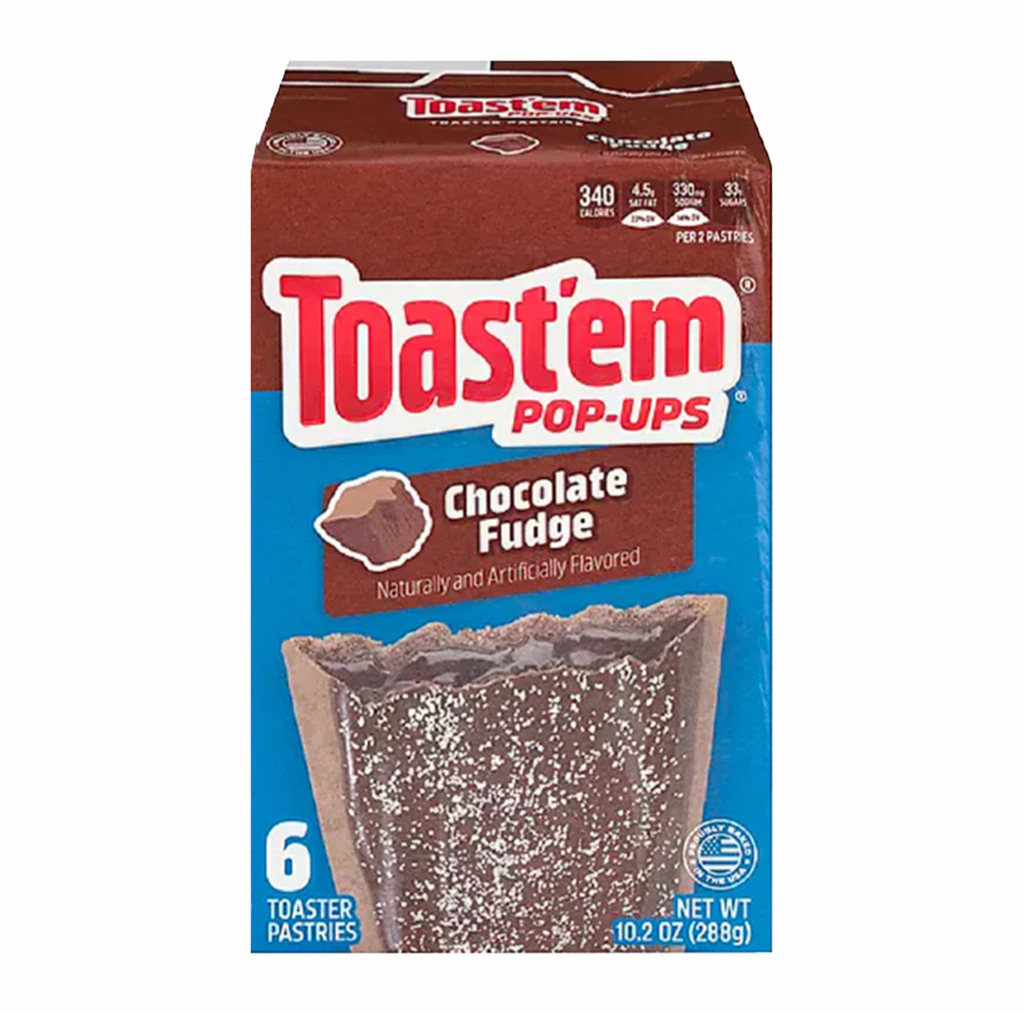 Toast'em Pop-Ups Frosted Chocolate Fudge 288g - Sugar Box