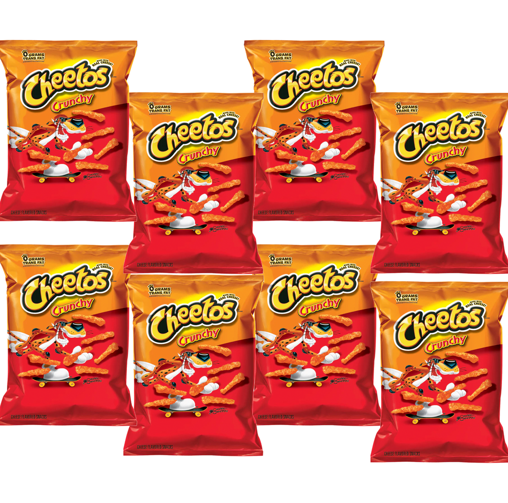 Cheetos Cheese Crunchy 35g 8 Pack Bundle - Sugar Box