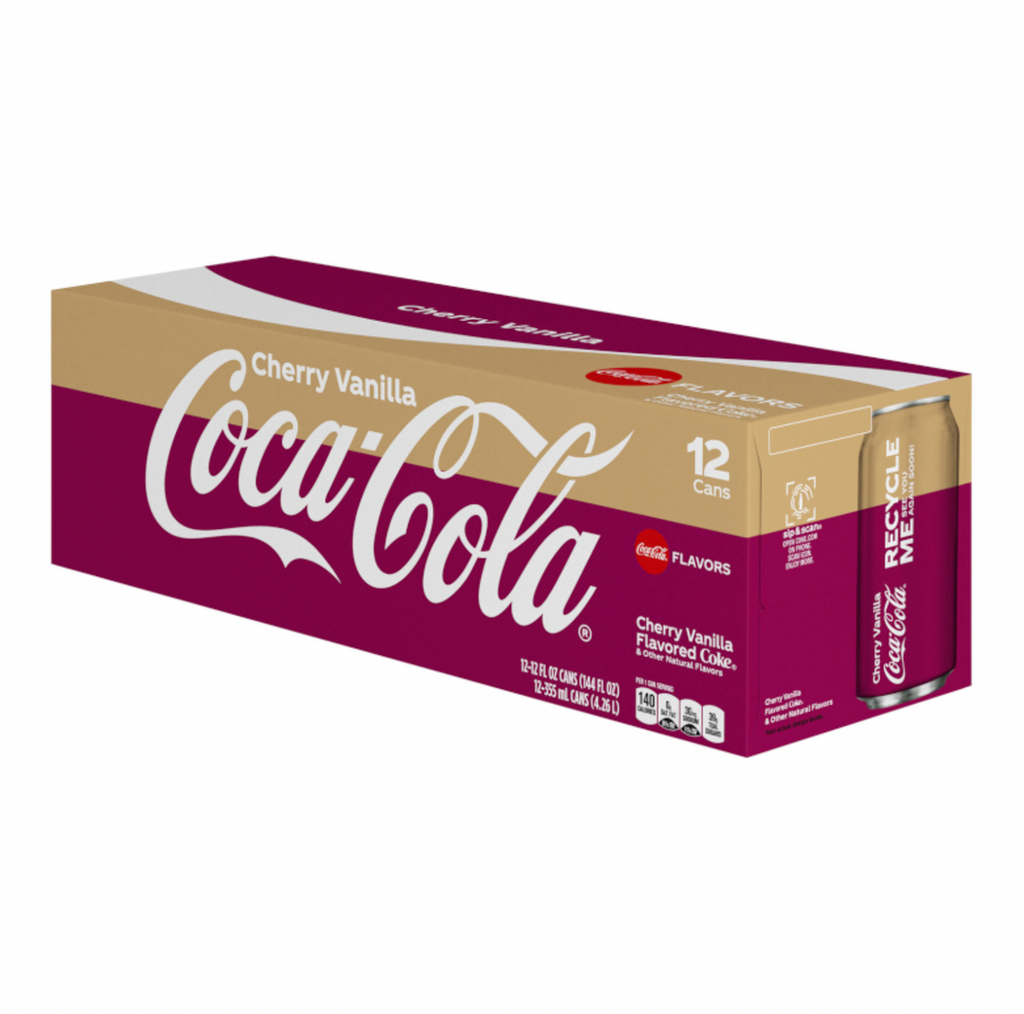 Coca Cola Cherry Vanilla 12 x 355ml - Sugar Box