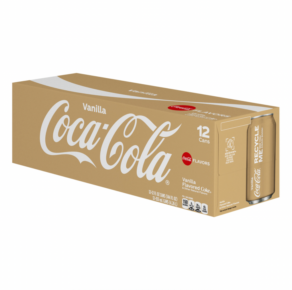 Coca Cola Vanilla 12 x 355ml - Sugar Box
