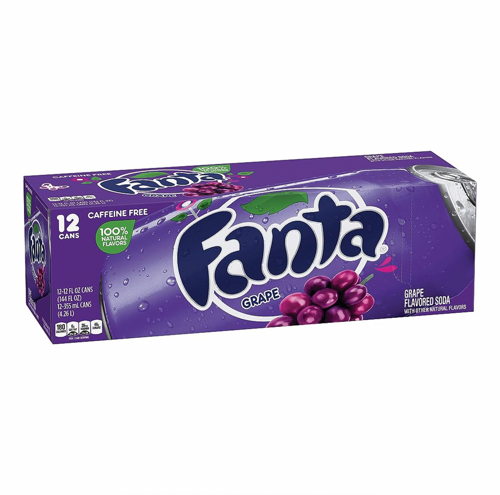 Fanta Grape 12 x 355ml - Sugar Box