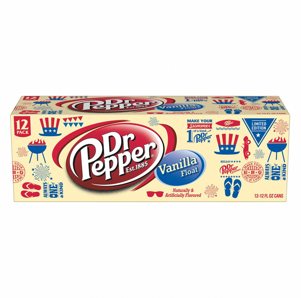 Dr Pepper Vanilla Float 12 x 355ml - Sugar Box