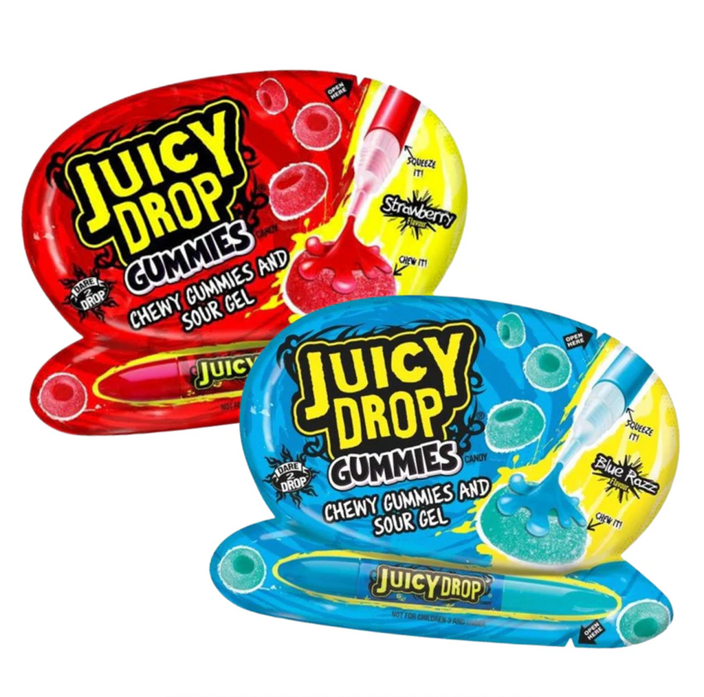 Juicy Drop Gummies & Sour Gel 57g - Sugar Box
