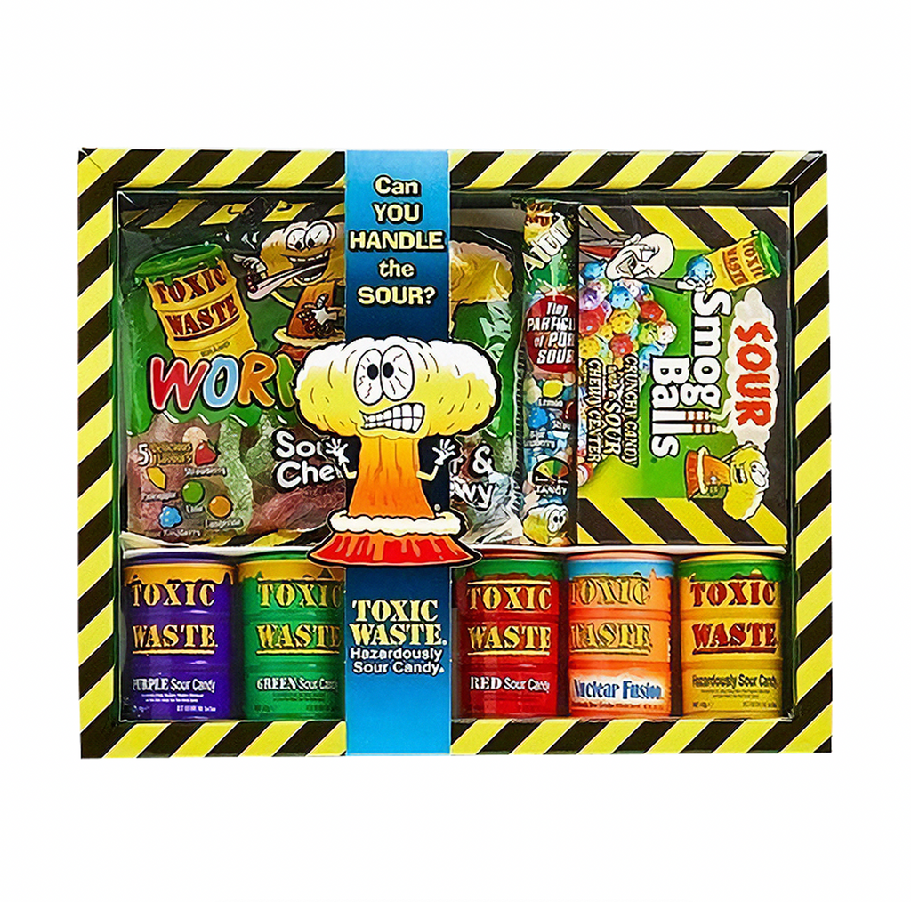 Toxic Waste Sour Candy Gift Box 639g - Sugar Box