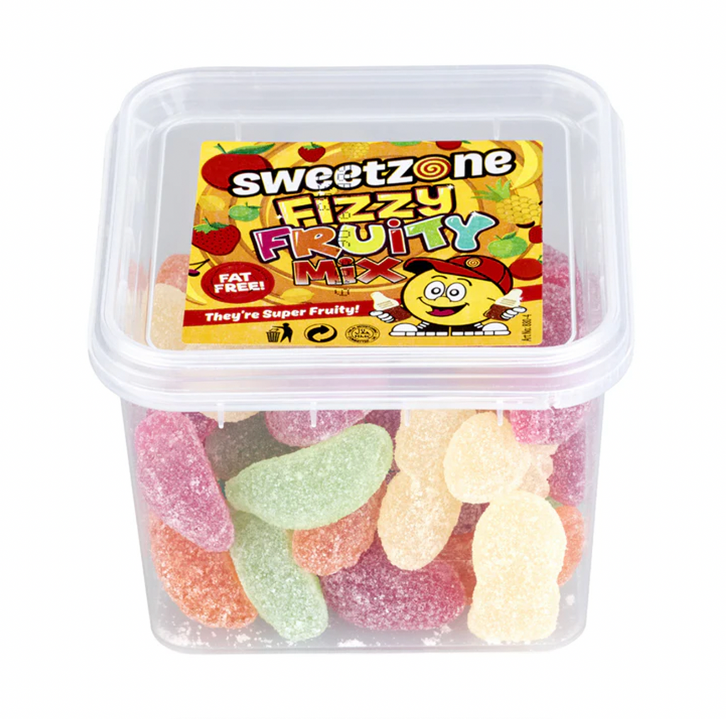Sweetzone Fizzy Fruity Mix 170g Tub - Sugar Box
