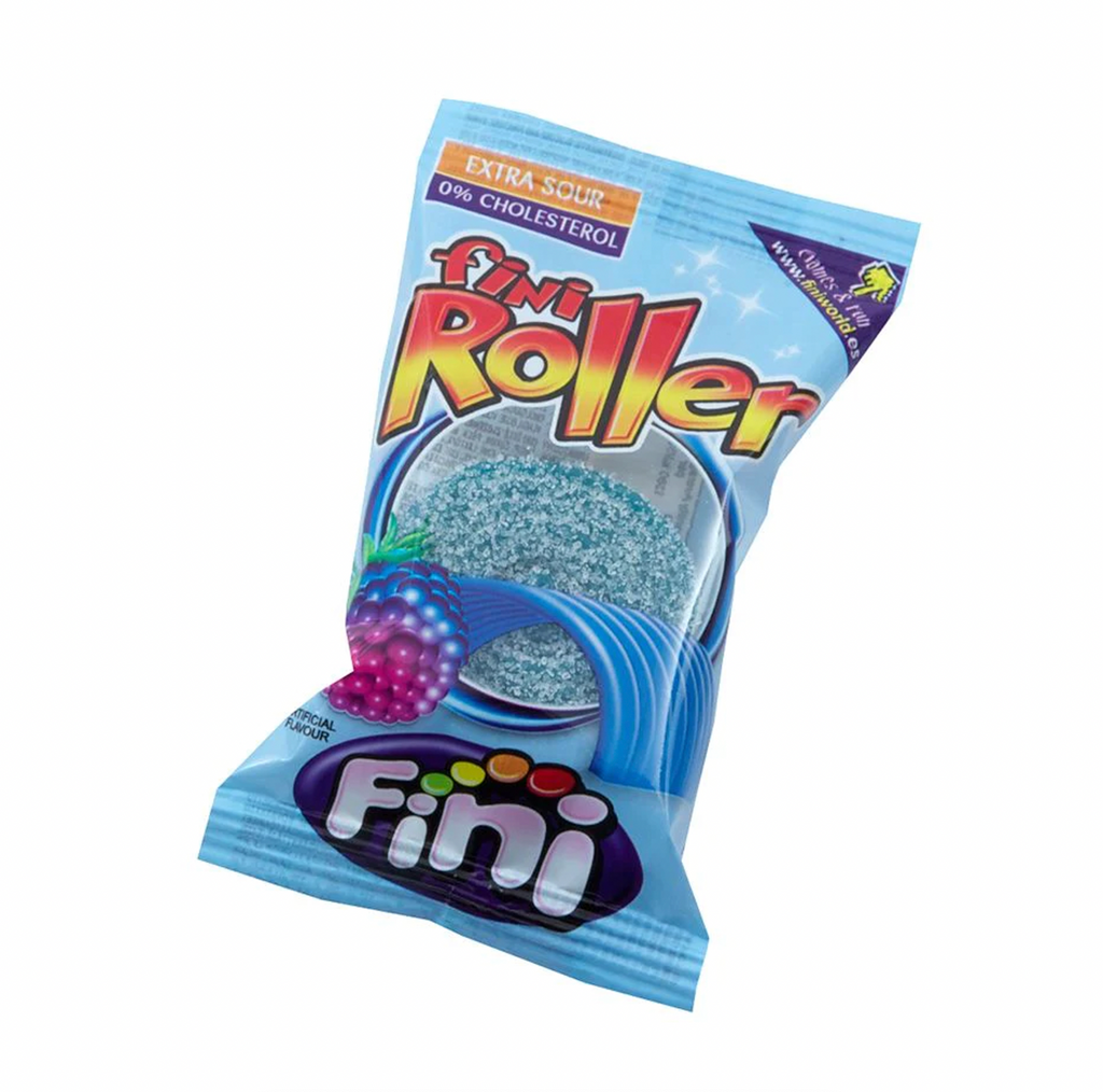 Fini Fizzy Raspberry Rollers 20g - Sugar Box