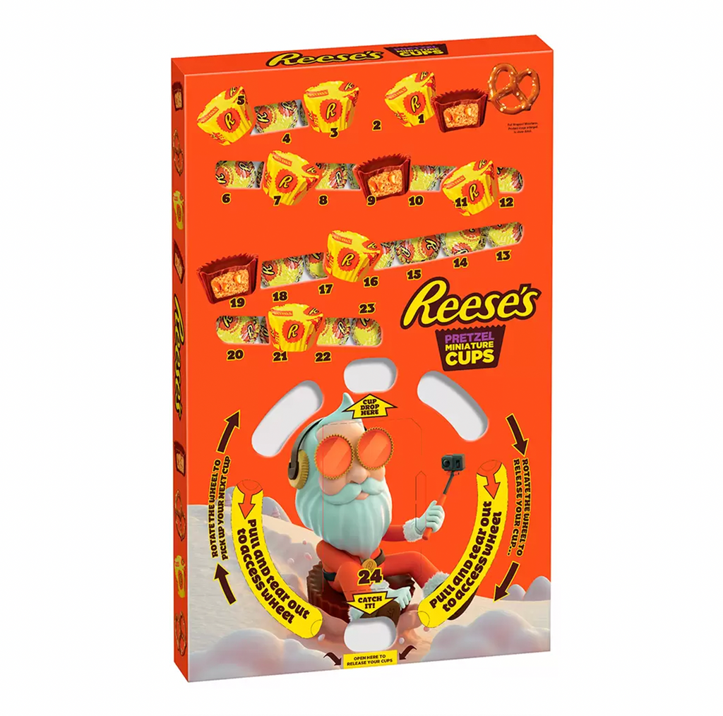 Reese's Miniature Cups With Pretzels Advent Calendar 236g - Sugar Box