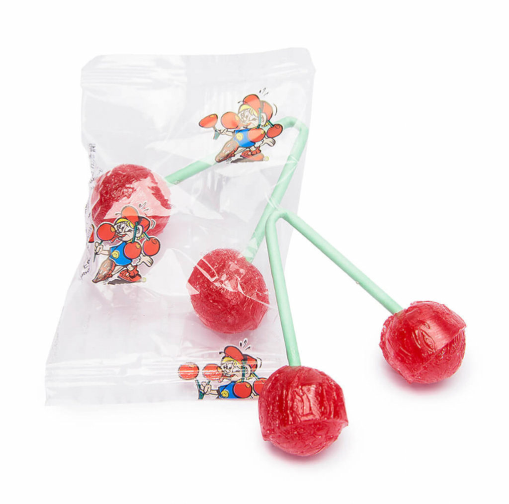 Gerrit Twin Cherry Lollipop 13g - Sugar Box