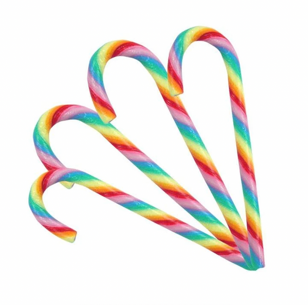 Bonds Rainbow Candy Cane Single 20g - Sugar Box