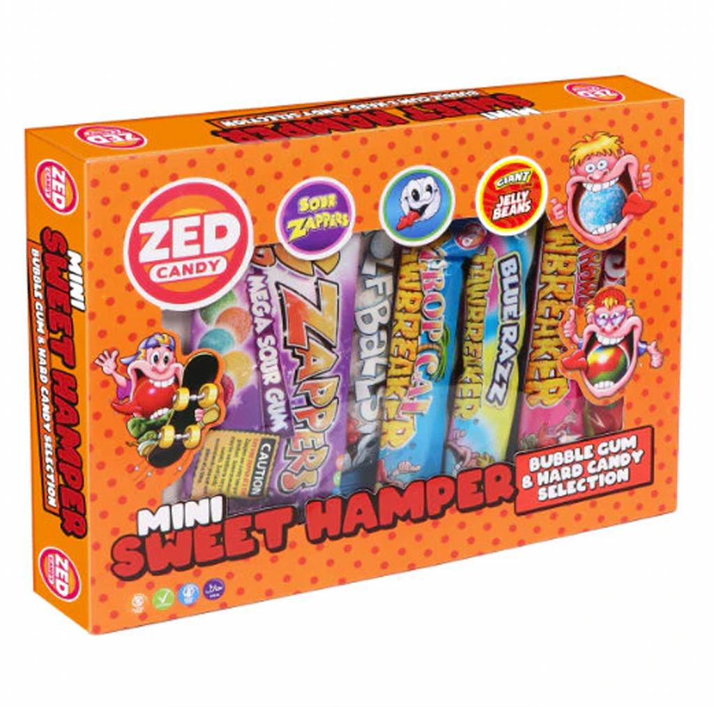 Zed Candy Mini Sweet Hamper in Orange 177g - Sugar Box