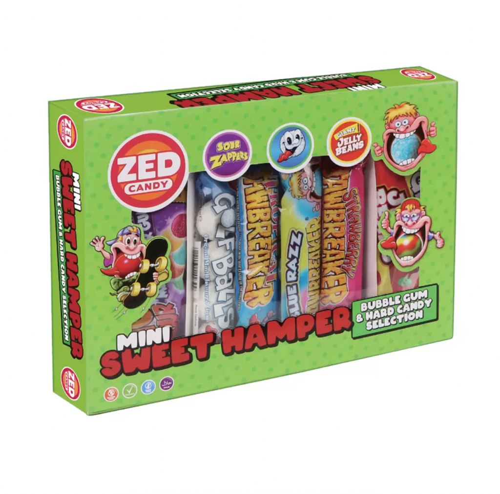 Zed Candy Mini Sweet Hamper in Green Box 177g - Sugar Box