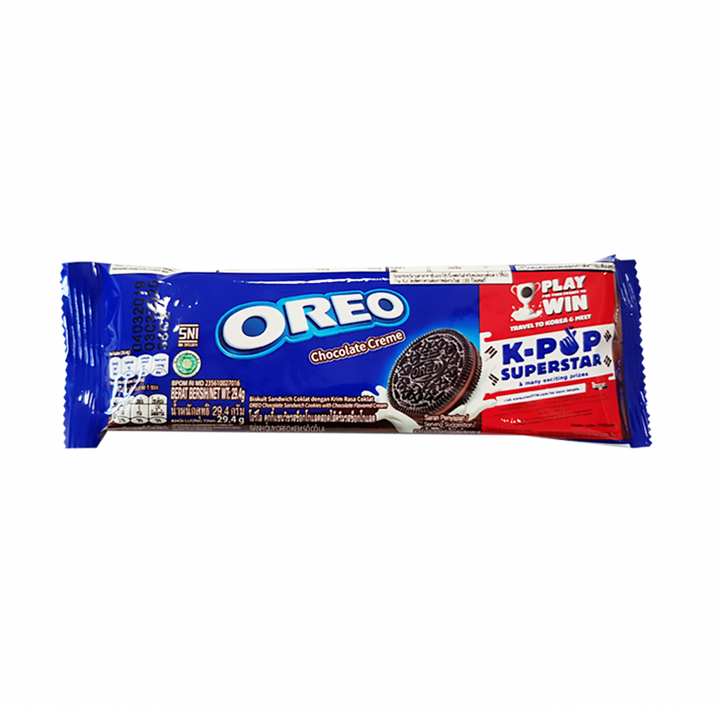 Oreo Chocolate Creme Cookies Snack Size 27.6g - Sugar Box