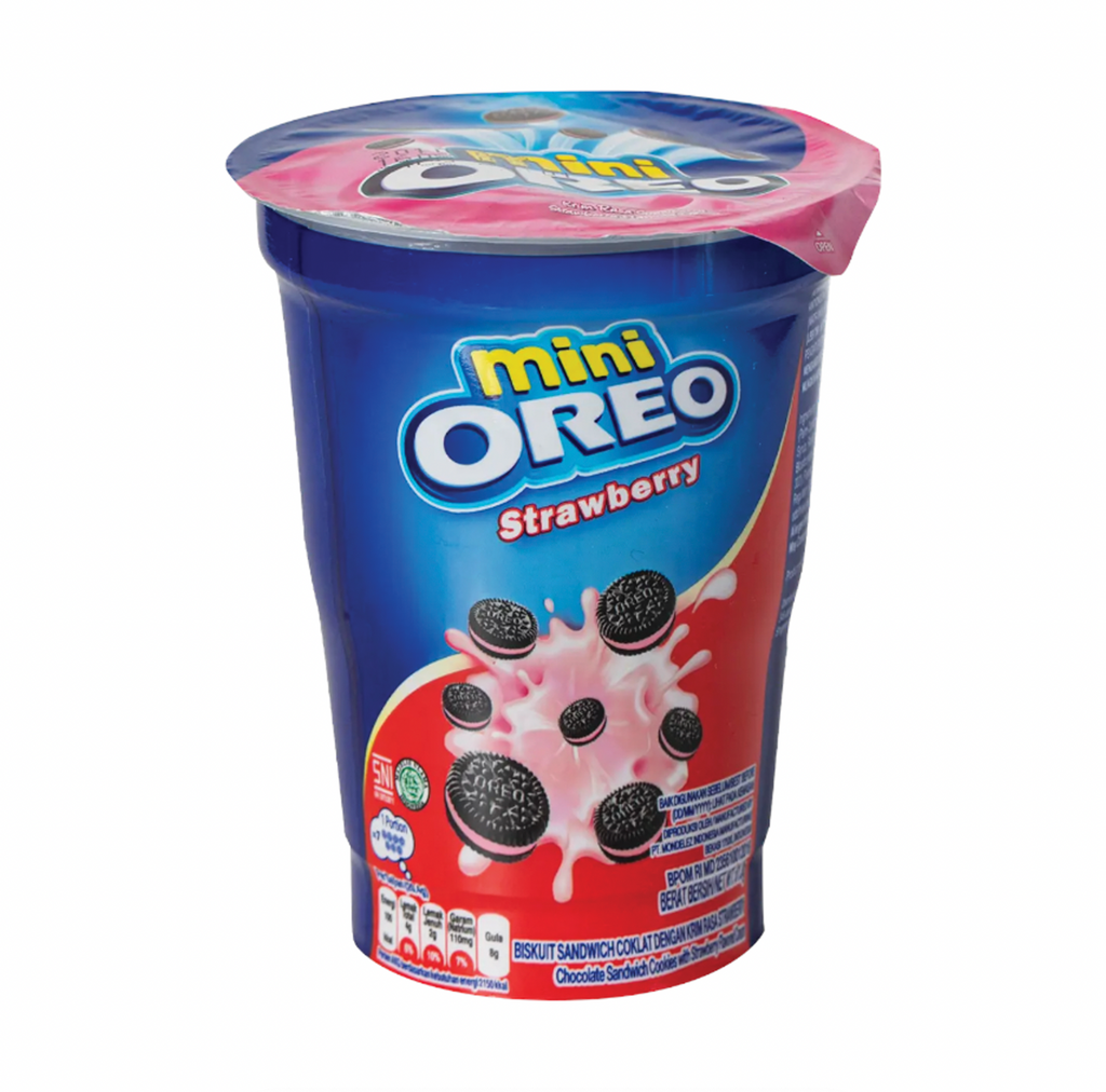 Oreo Mini Cup Strawberry 61.3g - Sugar Box