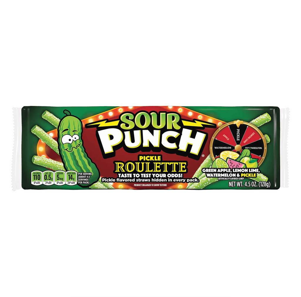 Sour Punch Pickle Roulette Tray 127g - Sugar Box