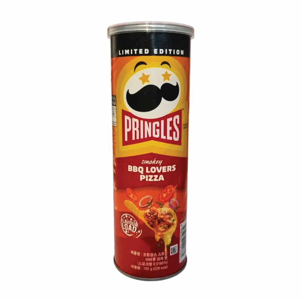 Pringles BBQ Lovers Pizza 102g (Korea) - Sugar Box