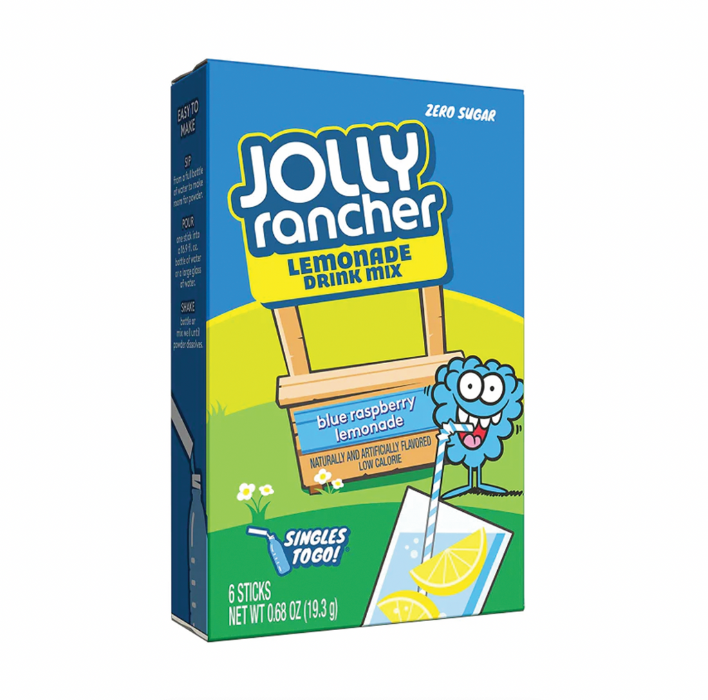 Jolly Rancher Singles To Go 6 Pack Blue Raspberry Lemonade - Sugar Box