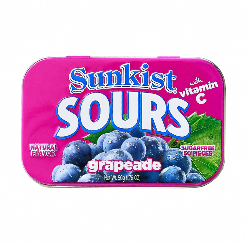 Sunkist Sours Grapeade 50g - Sugar Box