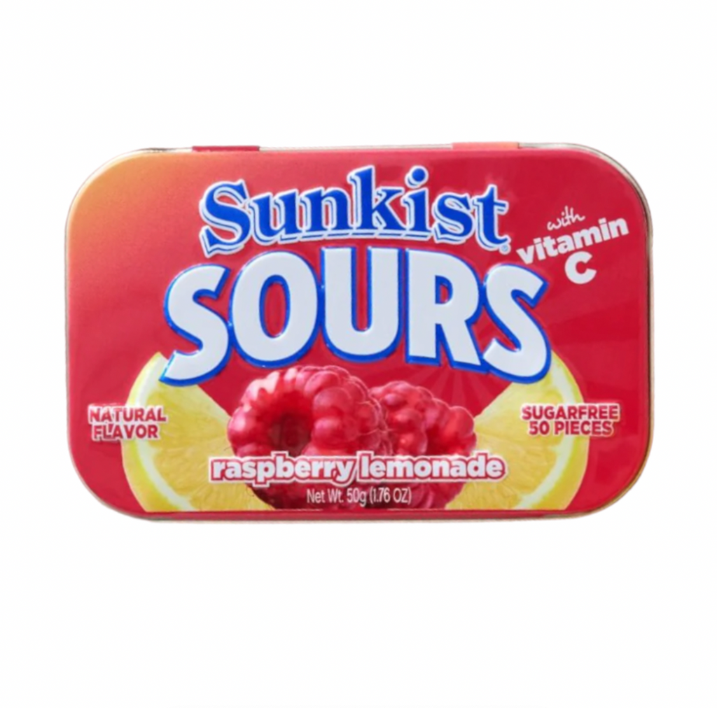 Sunkist Sours Raspberry Lemonade 50g - Sugar Box