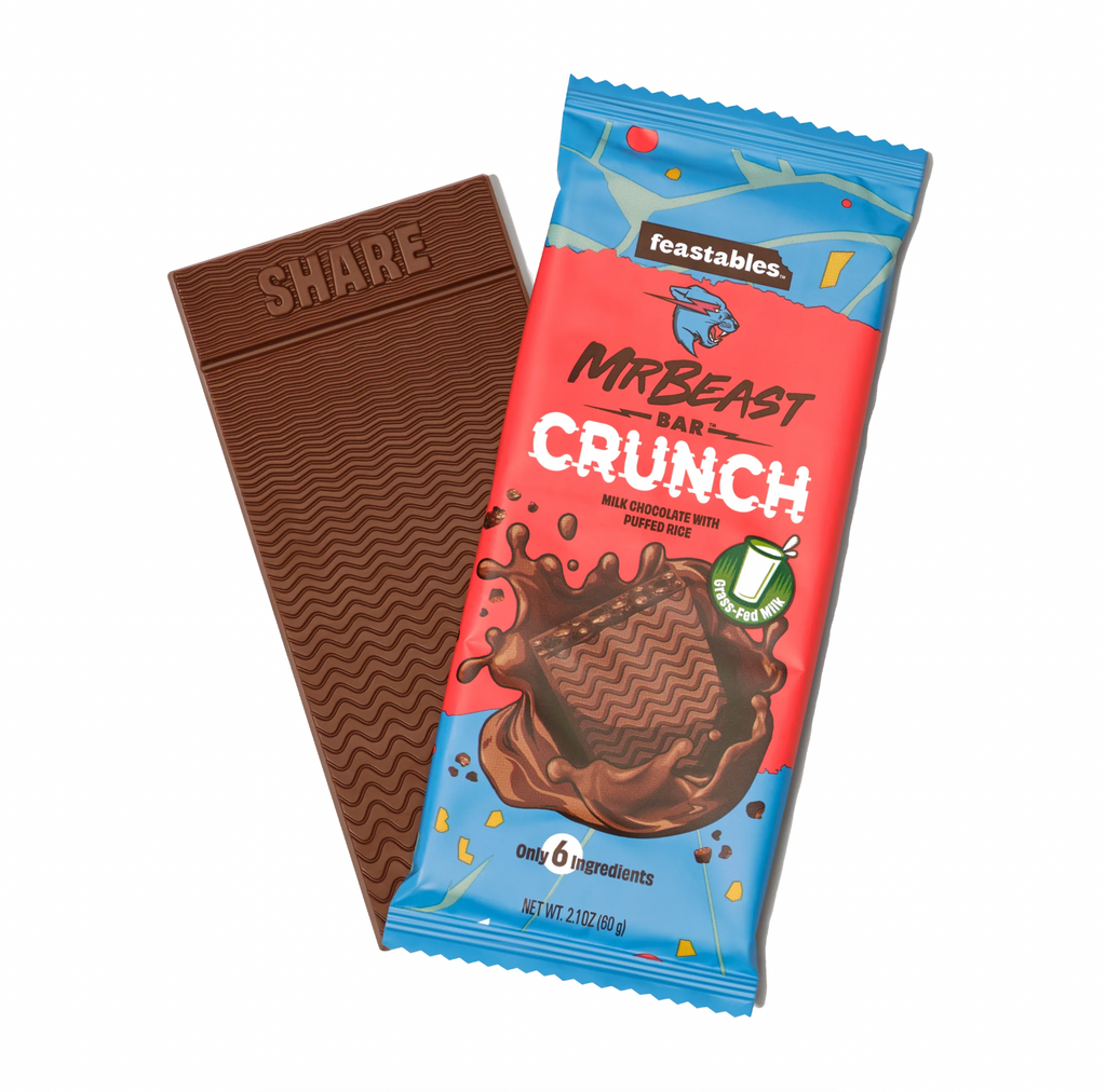 Feastables MrBeast Milk Chocolate Crunch Bar 60g - Sugar Box