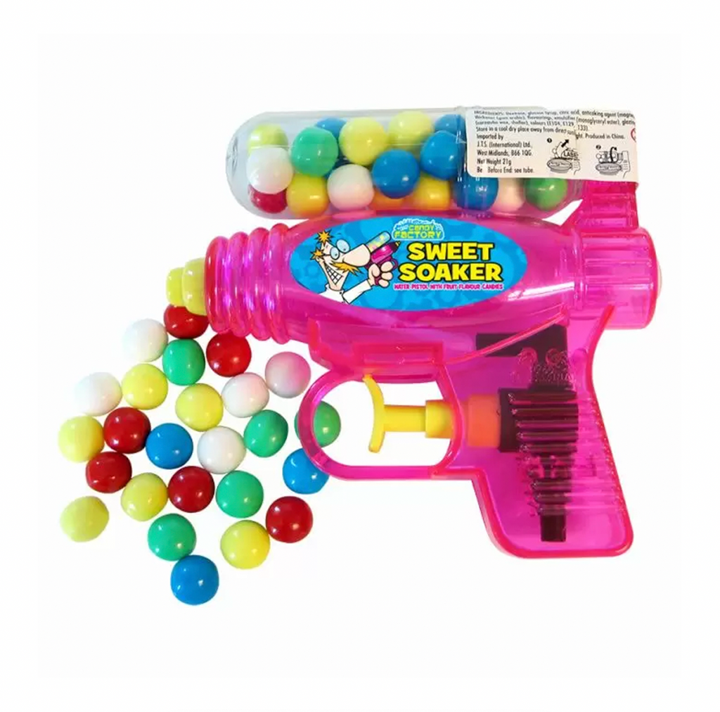 Crazy Candy Factory Sweet Soaker Toy and Candy 18g - Sugar Box