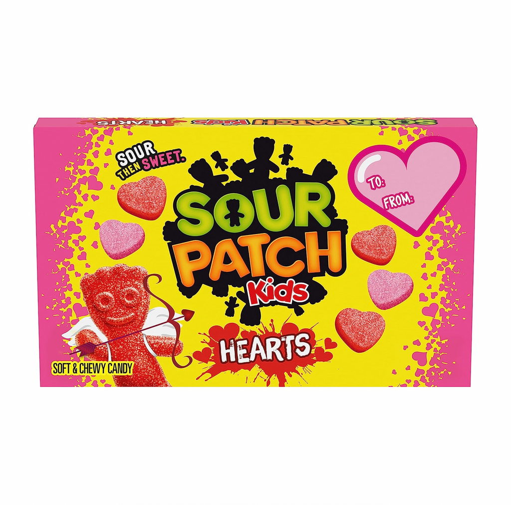 Sour Patch Kids Hearts Theatre Box 88g - Sugar Box