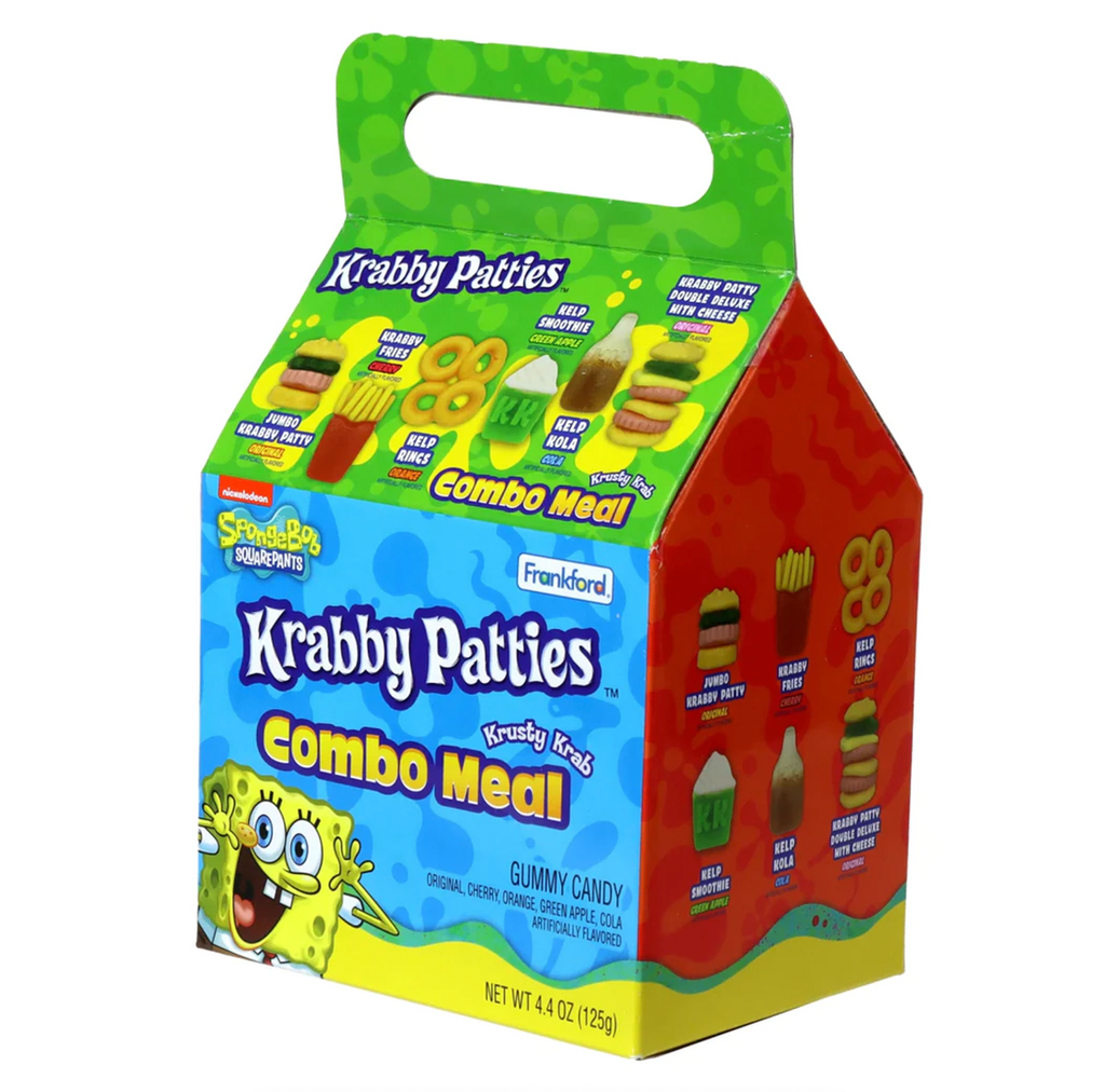 Spongebob Squarepants Krabby Patties Combo Meal Box 125g - Sugar Box