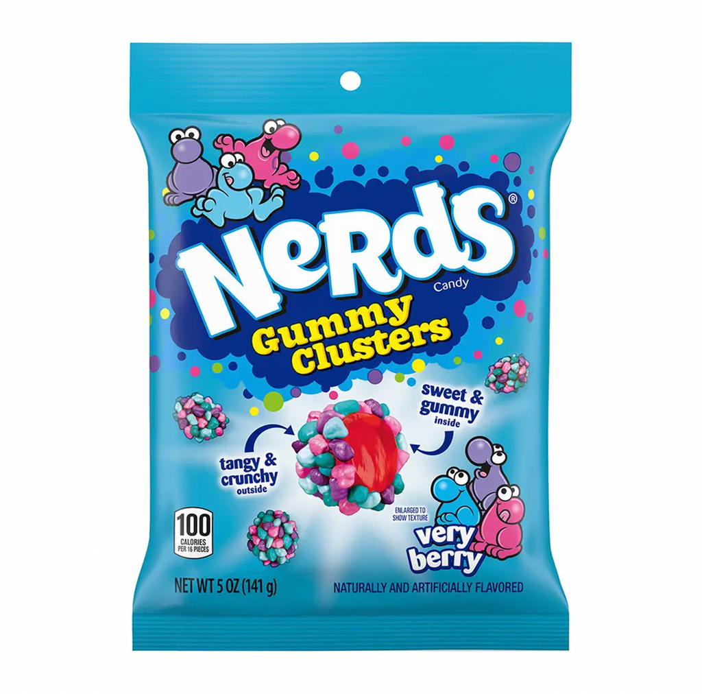 Nerds Gummy Clusters Very Berry 142g - Sugar Box