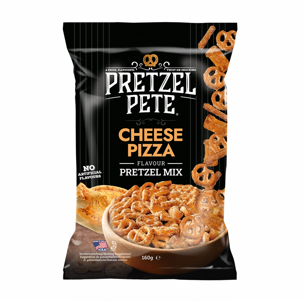 Pretzel Pete Pretzel Mix Cheese Pizza 160g - Sugar Box