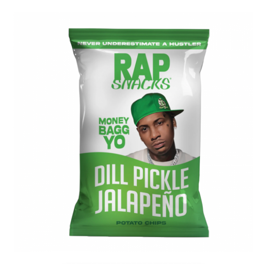 Rap Snacks Money Bagg Yo Jalapeno Dill Pickle 71g - Sugar Box