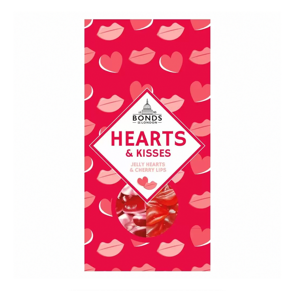 Bonds Hearts & Kisses Pun Boxes 140g - Sugar Box