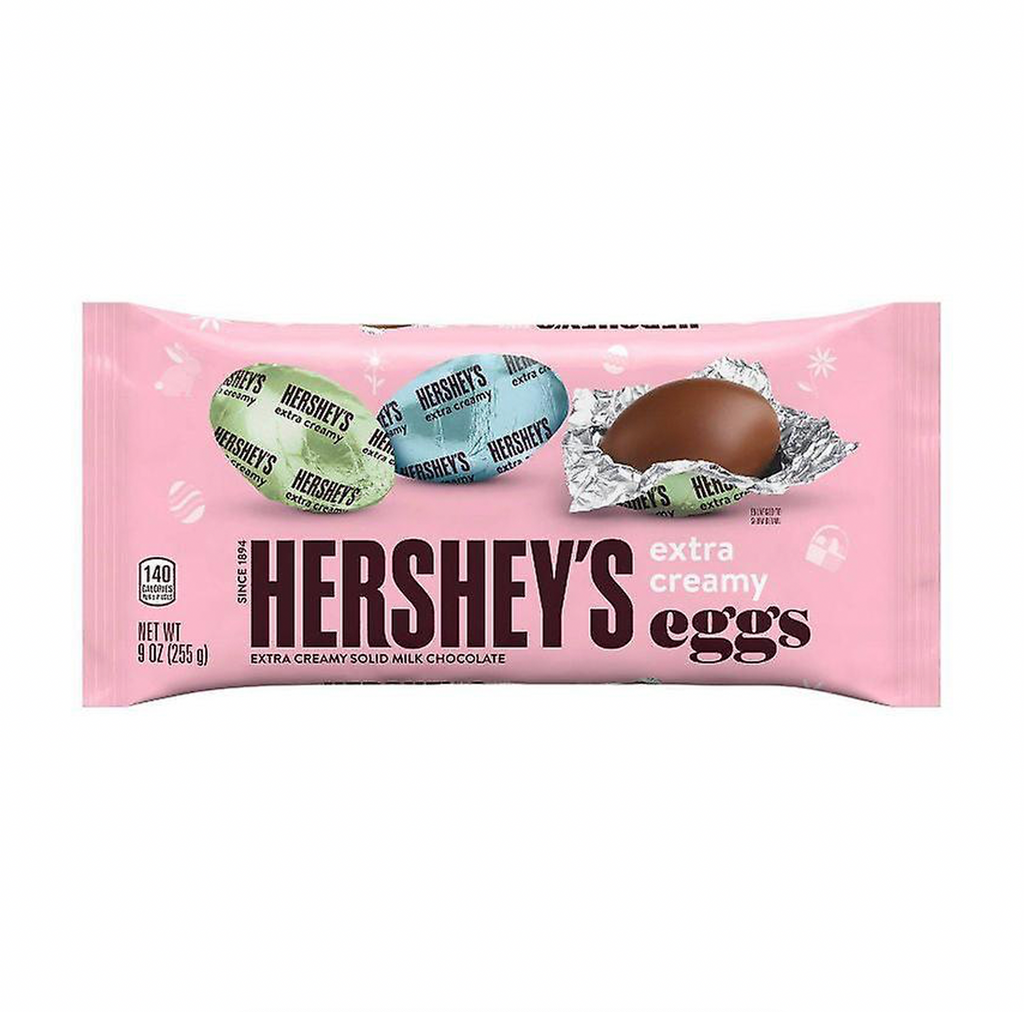 Hershey's Extra Creamy Milk Choc Eggs 255g - Sugar Box