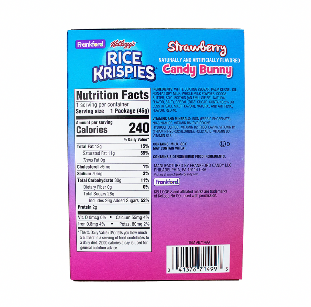 Kellogg's Rice Krispies Strawberry Bunny 42g - Sugar Box